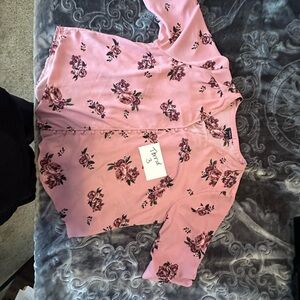 Torrid Pink Floral Women's Top